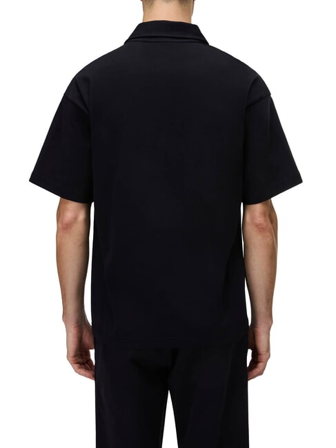 E-ELEVATED LOGO SS Polo de algod&oacute;n belleza negra - camisa polo