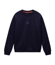 NAPAPIJRI B-ELEVATED LOGO C Sudadera de algod&oacute;n blu marine - Sudaderas - 3