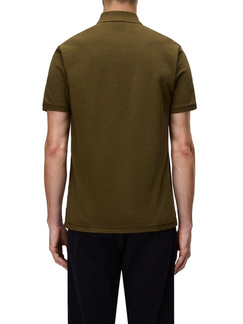 EBEA 3 Polo de algod&oacute;n oliva oscuro - camisa polo