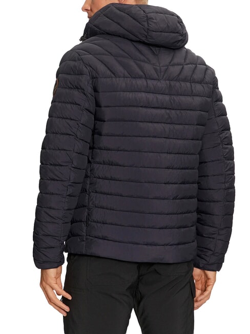 A-LAPAZ H Chaqueta de plumas con capucha blu marine - Chaquetas de plumas para hombre