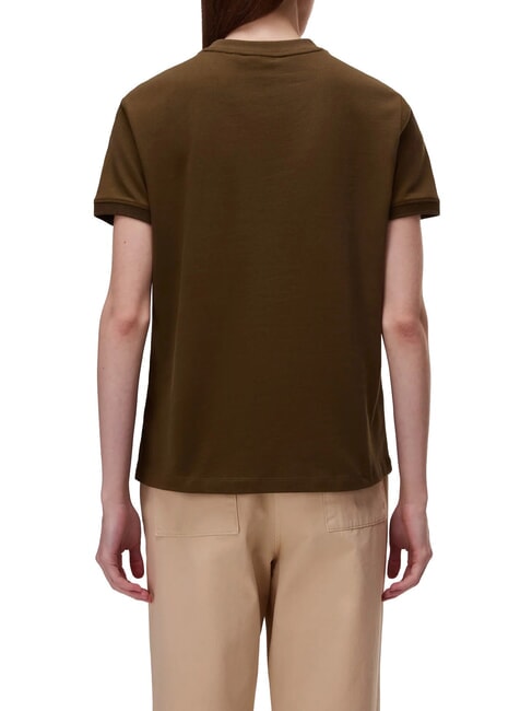 S-BARYTE SS Camiseta de algod&oacute;n oliva oscuro - camiseta