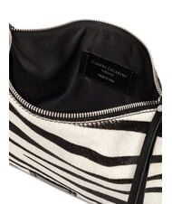 GIANNI CHIARINI HERMY Bolso de mano de piel de poni cebra blanca y negra - Bolsos Mujer - 4