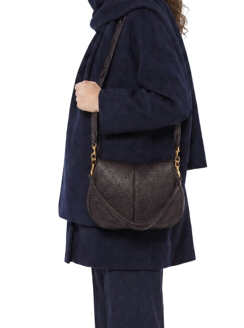 HELENA ROUND Bolso de hombro de piel con correa para el hombro. expresado - Bolsos Mujer