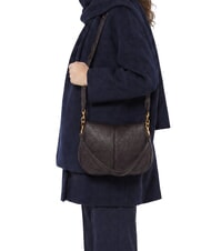 GIANNI CHIARINI HELENA ROUND Bolso de hombro de piel con correa para el hombro. expresado - Bolsos Mujer - 2