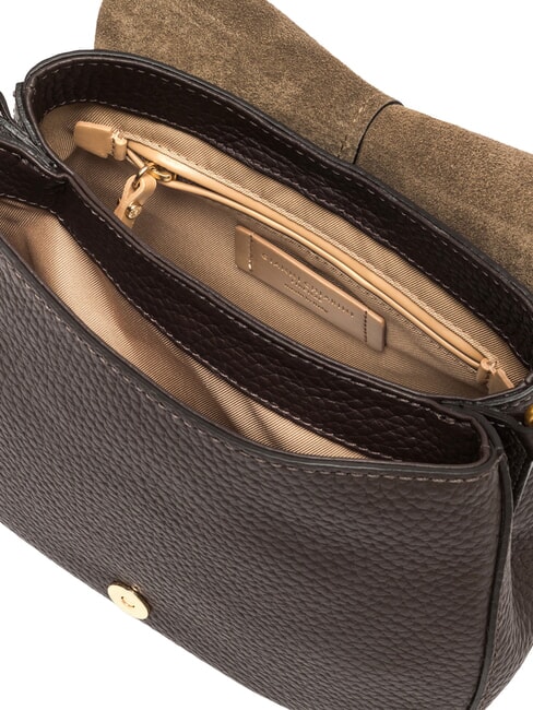 HELENA ROUND Bolso de hombro de piel con correa para el hombro. expresado - Bolsos Mujer