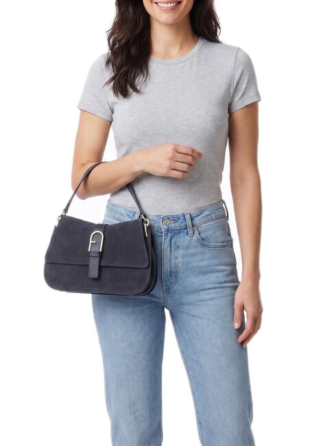 FLOW Bolso de mano con correa para el hombro. Tonos mediterr&aacute;neos - Bolsos Mujer