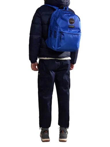 H-VOYAGE DP Mochila con doble bolsillo frontal azul deslumbrante - Mochilas Escuela & Tiempo Libre