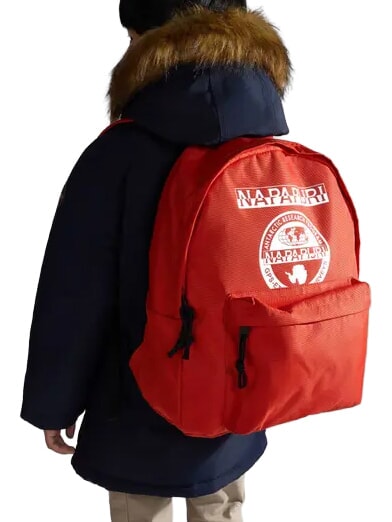 HAPPY DAYPACK 5 Mochila con bolsillo frontal y logo arcilla naranja - Mochilas Escuela & Tiempo Libre