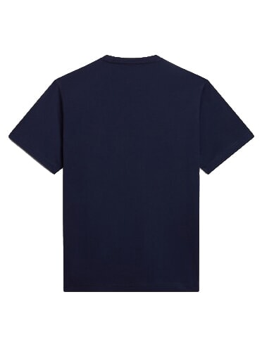 S-KASBA Camiseta de manga corta, algod&oacute;n puro blu marine - camiseta