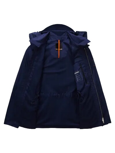 A-RIVALTO FIELD Chaqueta con capucha academia naval - Chaquetas de hombre