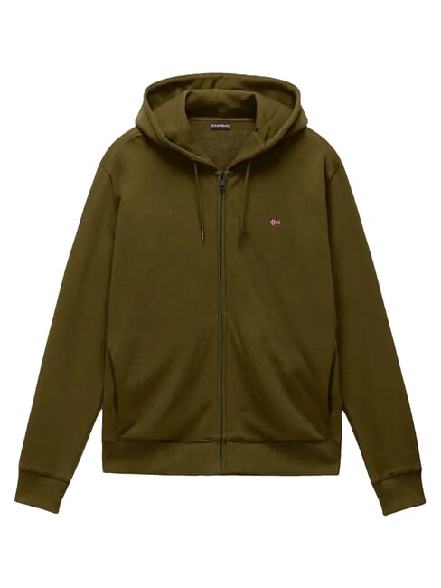 BALIS Sudadera con cremallera completa oliva oscuro - Sudaderas