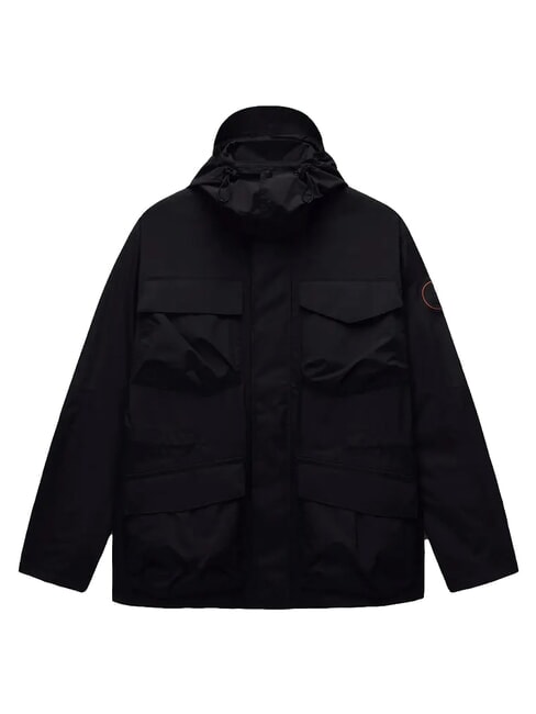 A-RIVALTO FIELD Chaqueta con capucha belleza negra - Chaquetas de hombre