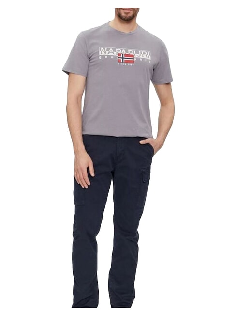 S-AYLMER Camiseta de algod&oacute;n piel de tibur&oacute;n - camiseta