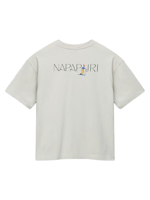 S-BISE SS Camiseta de manga corta plata beige - camiseta