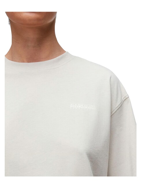 S-BISE SS Camiseta de manga corta plata beige - camiseta