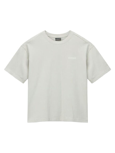 S-BISE SS Camiseta de manga corta plata beige - camiseta