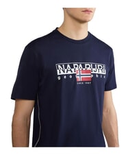 NAPAPIJRI S-AYLMER Camiseta de algod&oacute;n blu marine - camiseta - 3