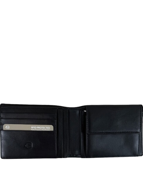 VICTOR Cartera de cuero negro - Carteras Hombre
