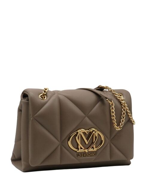EMBOSSED QUILTED Bolso de hombro arena - Bolsos Mujer