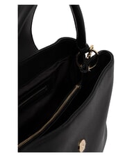LOVE MOSCHINO OVAL FRIEZE Bolso de mano con correa para el hombro. negro - Bolsos Mujer - 4