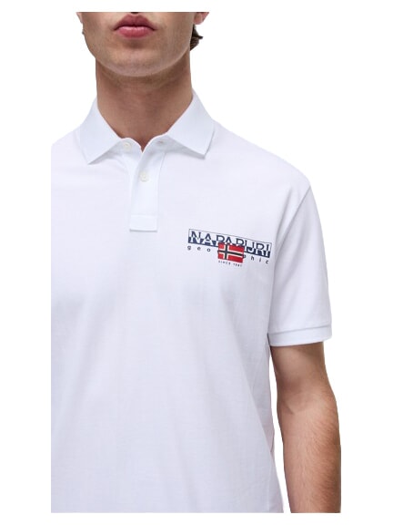 E-AYLMER Camisa polo de manga corta NEGRO - camisa polo