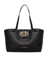 LOVE MOSCHINO OVAL FRIEZE Compradora con bolso de mano negro - Bolsos Mujer - 2