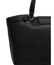 LOVE MOSCHINO OVAL FRIEZE Compradora con bolso de mano negro - Bolsos Mujer - 4