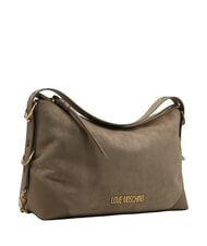 LOVE MOSCHINO SIGNATURE ZIP Bolso de hombro arena - Bolsos Mujer - 2