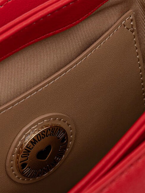 GILDED Bolso de hombro con cadena ROJO - Bolsos Mujer