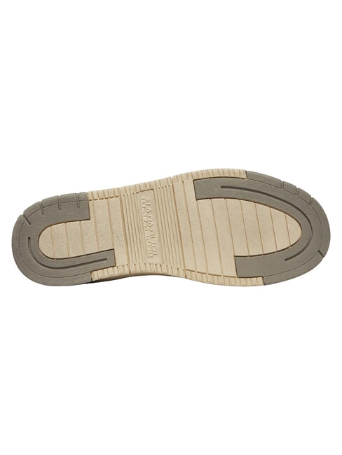 S5DUST01 Zapatillas de cuero blanco/beige - Zapatos Hombre
