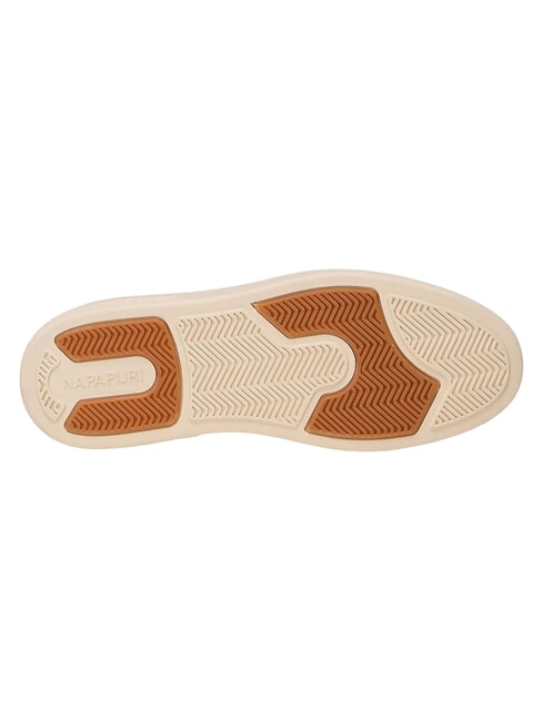 S5BARK12 Zapatillas de cuero blanco/beige - Zapatos Hombre