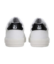 NAPAPIJRI S5BARK12 Zapatillas de cuero blanco/negro - Zapatos Hombre - 3