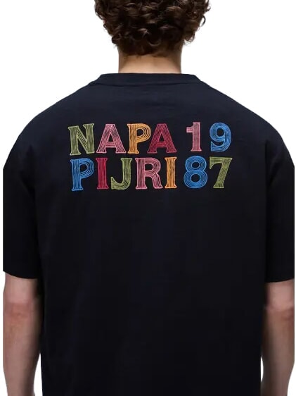 S-ELIOR SS Camiseta de manga corta belleza negra - camiseta