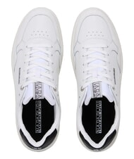 NAPAPIJRI S5BARK12 Zapatillas de cuero blanco/negro - Zapatos Hombre - 4