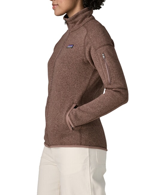 BETTER Forro polar con cremallera completa color topo de la salida de la luna - Chaquetas de mujer