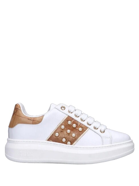 GEO Zapatillas de cuero blanco - Zapatos Mujer