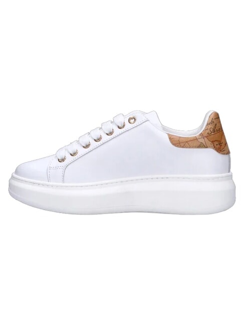 GEO Zapatillas de cuero blanco - Zapatos Mujer