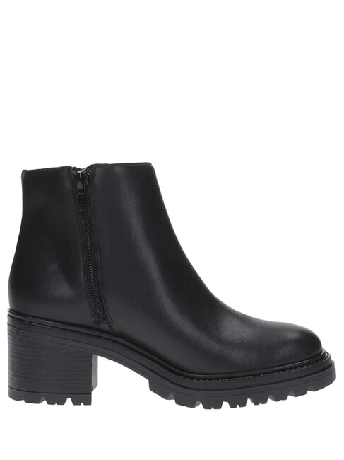 GEO Bot&iacute;n de tobillo, piel mixta negro - Zapatos Mujer