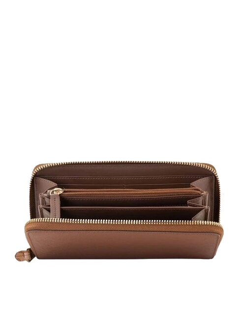 WEST CITY Cartera con cremallera casta&ntilde;a - Carteras Mujer