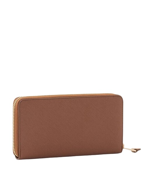 WEST CITY Cartera con cremallera casta&ntilde;a - Carteras Mujer