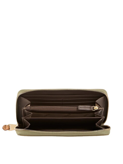 WEST CITY Cartera con cremallera verde oliva - Carteras Mujer