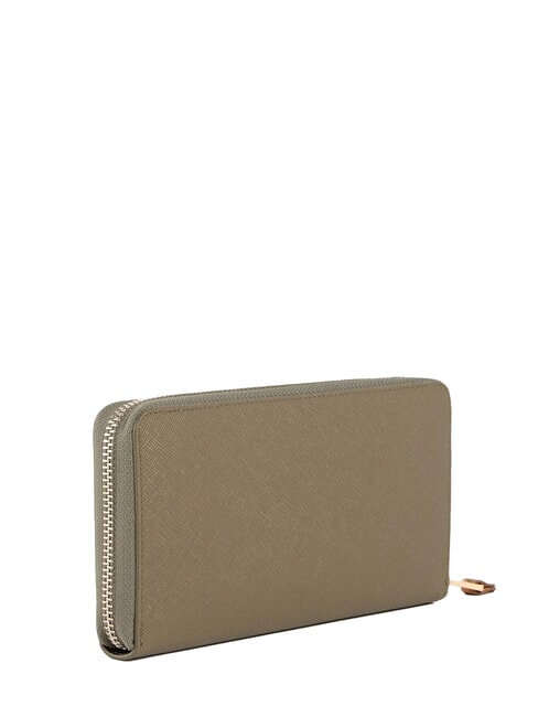 WEST CITY Cartera con cremallera verde oliva - Carteras Mujer