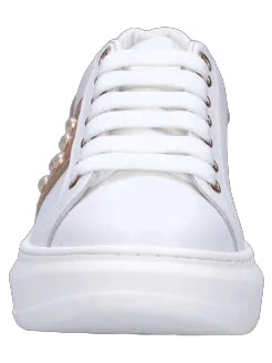GEO Zapatillas de cuero blanco - Zapatos Mujer