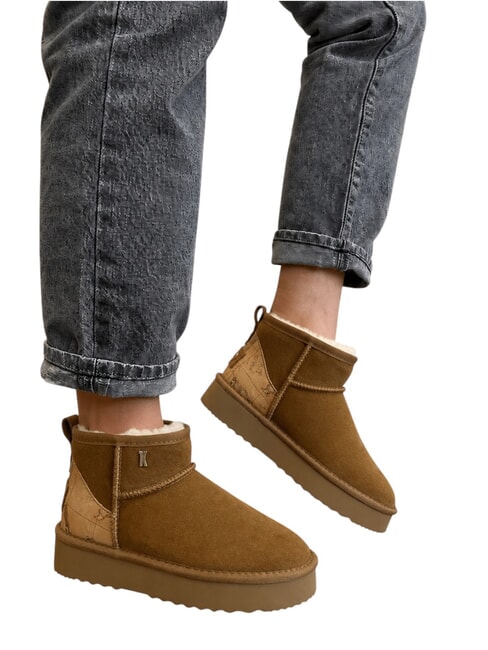 GEO Botines de piel NATURAL - Zapatos Mujer
