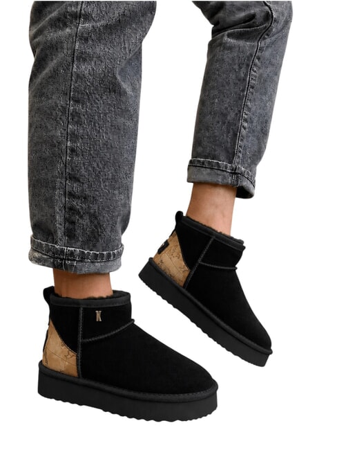 GEO Botines de piel negro - Zapatos Mujer