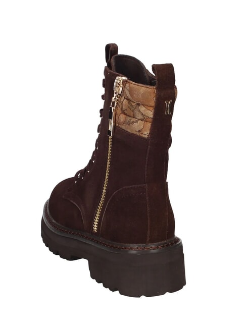 GEO Botines de piel con tac&oacute;n de 5 cm oscuro - Zapatos Mujer