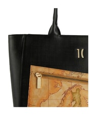 ALVIERO MARTINI PRIMA CLASSE GEO PAGODA Bolso de compras de hombro negro - Bolsos Mujer - 3