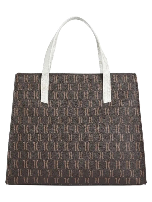 HIGH MONOGRAM GEO Bolso de mano con correa para el hombro chocolate - Bolsos Mujer