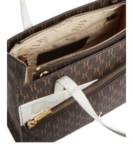 ALVIERO MARTINI PRIMA CLASSE HIGH MONOGRAM GEO Bolso de mano con correa para el hombro chocolate - Bolsos Mujer - 4