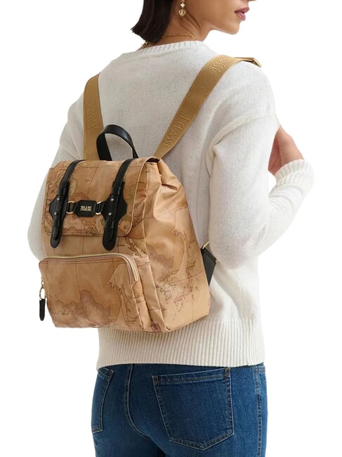 SOFT FUSION Mochila con bolsillo frontal negro - Bolsos Mujer